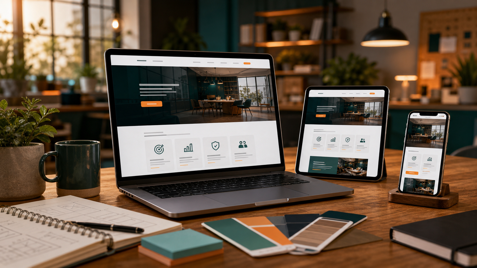 Página web personalizada para negocio con diseño a medida