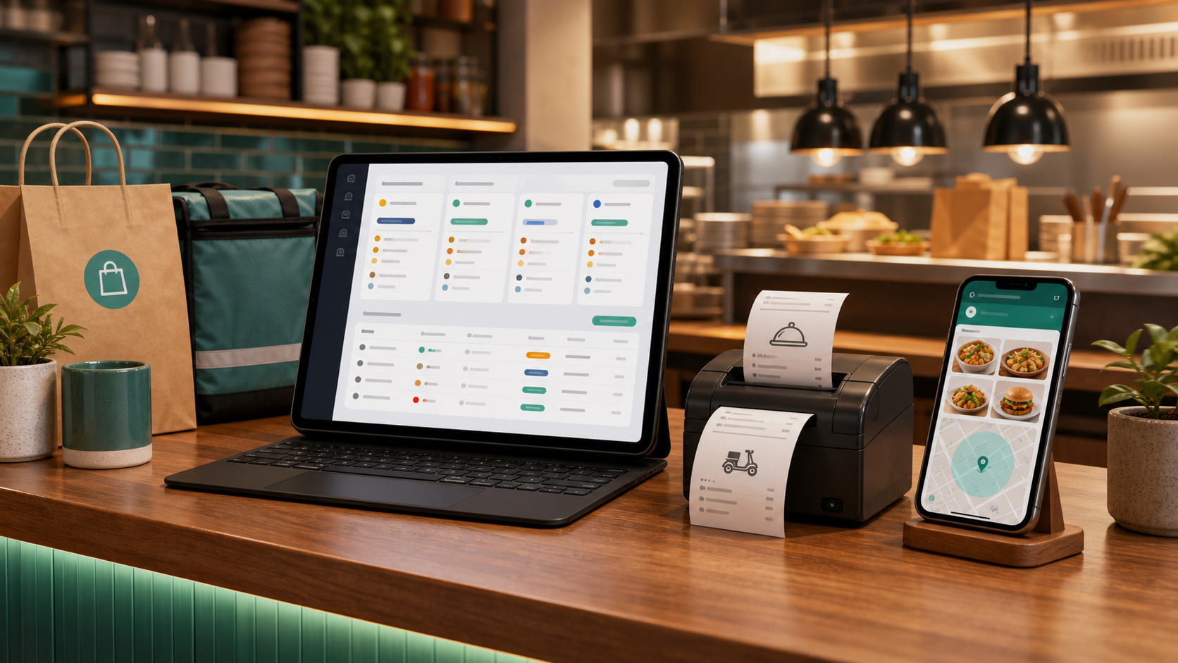 Pedidos en línea desde un menú digital para restaurantes